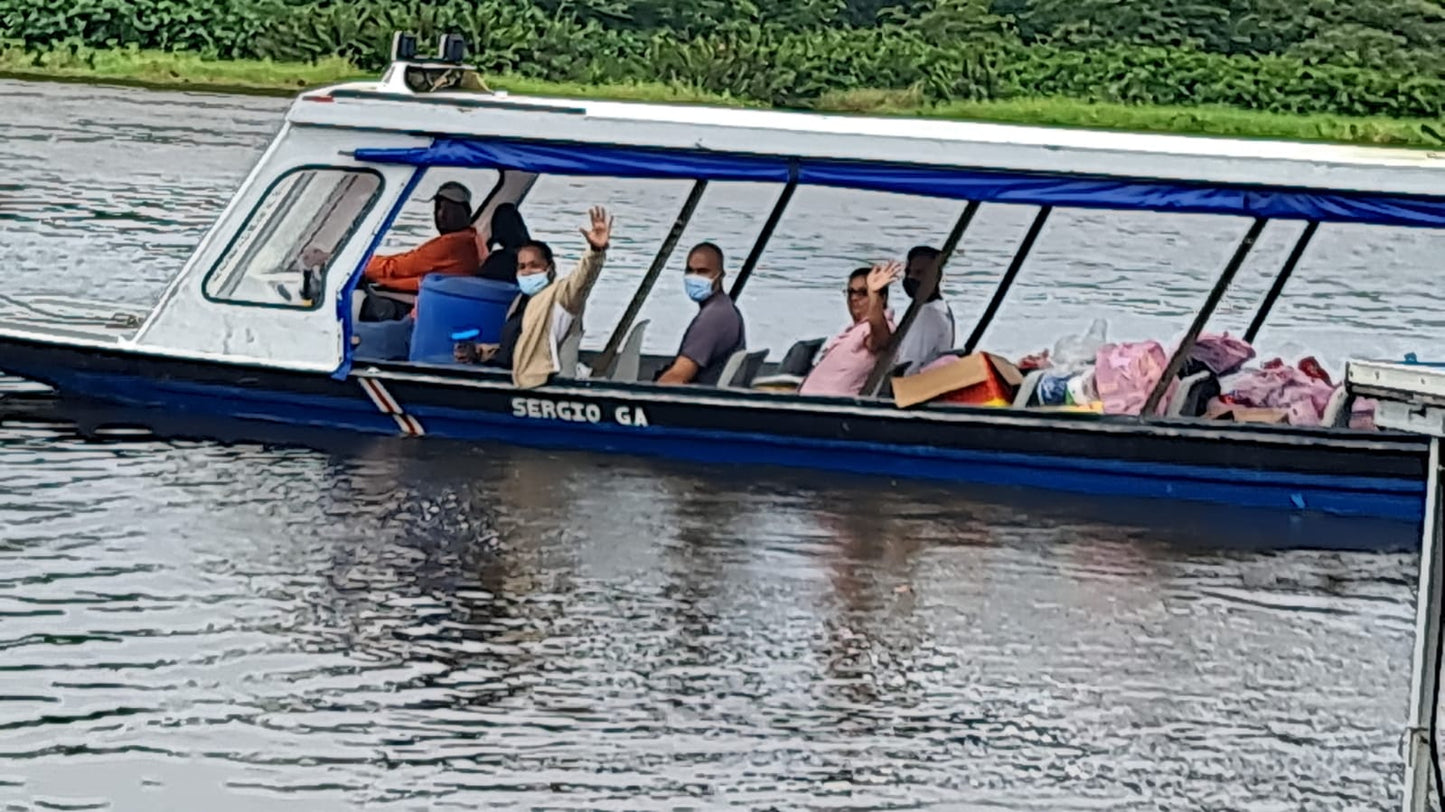 Private Boat Shuttle Pavona-Tortuguero Round Trip