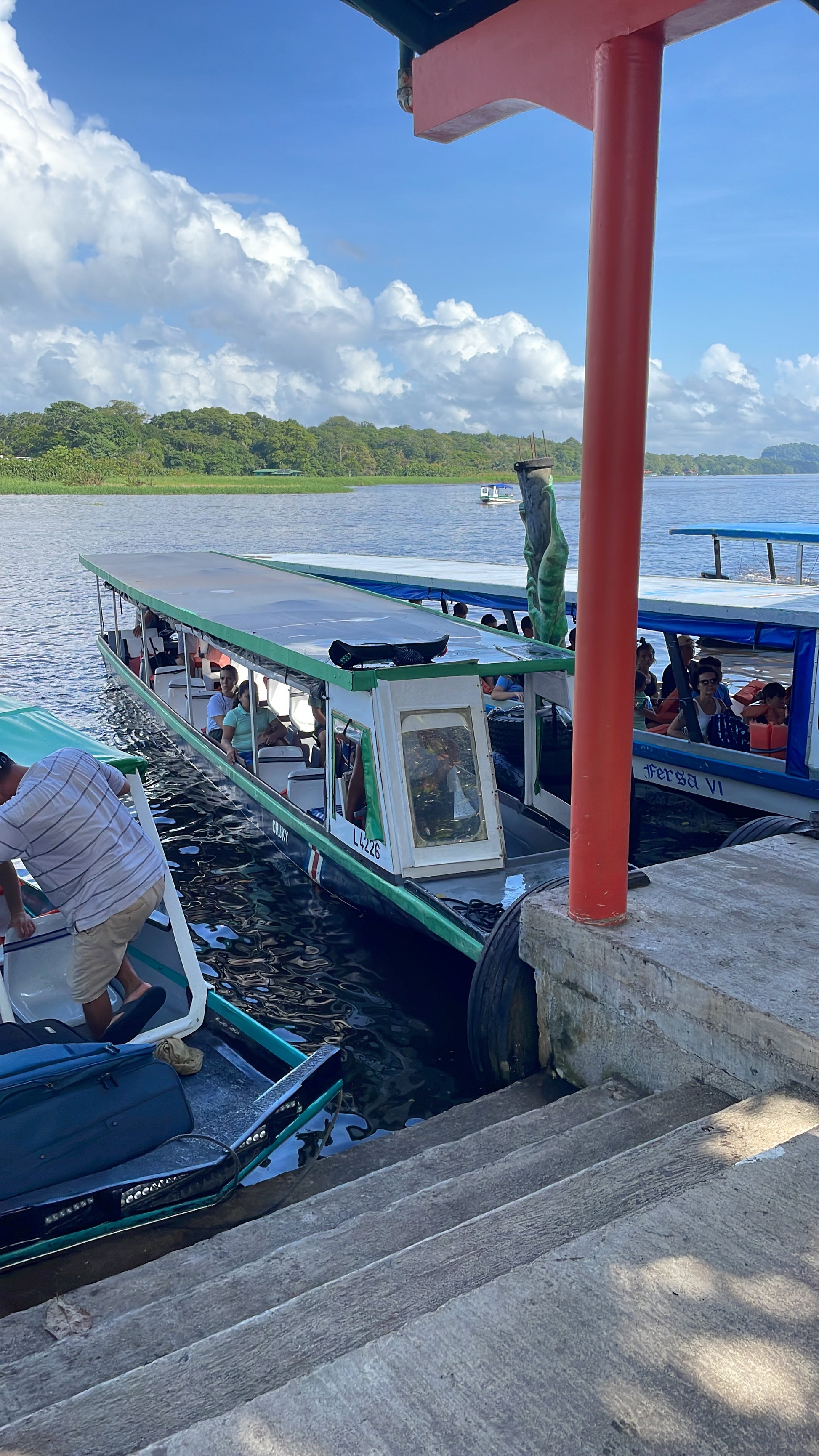 Private Boat Shuttle Pavona-Tortuguero Round Trip.