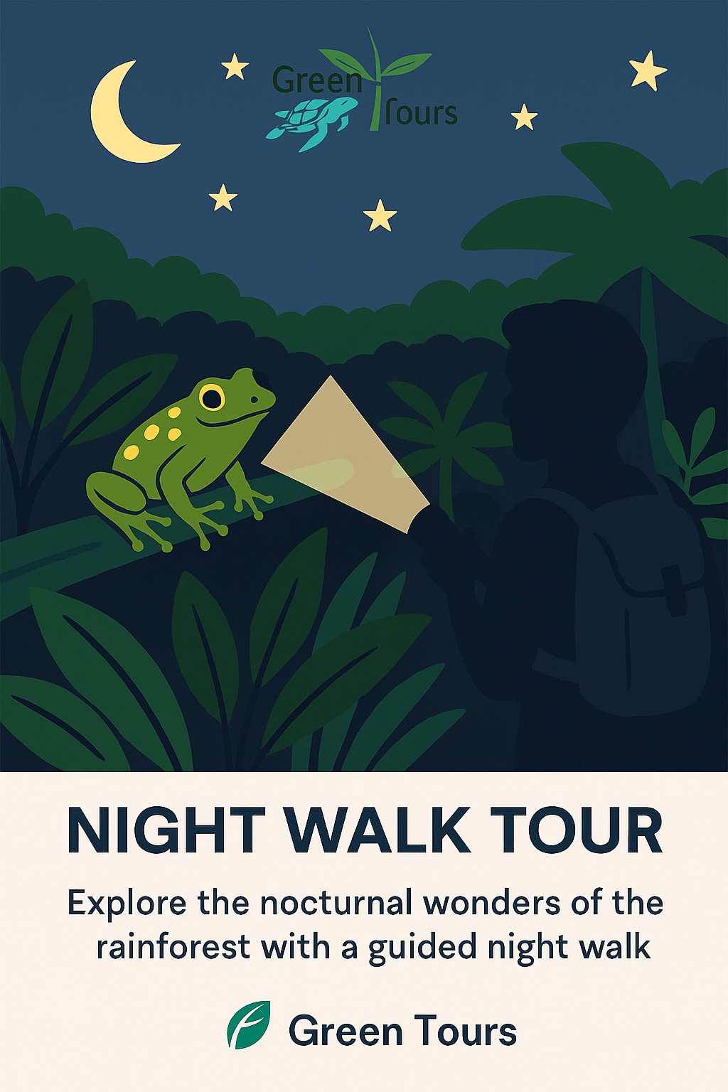 Mesmerizing Night Walk in Tortuguero
