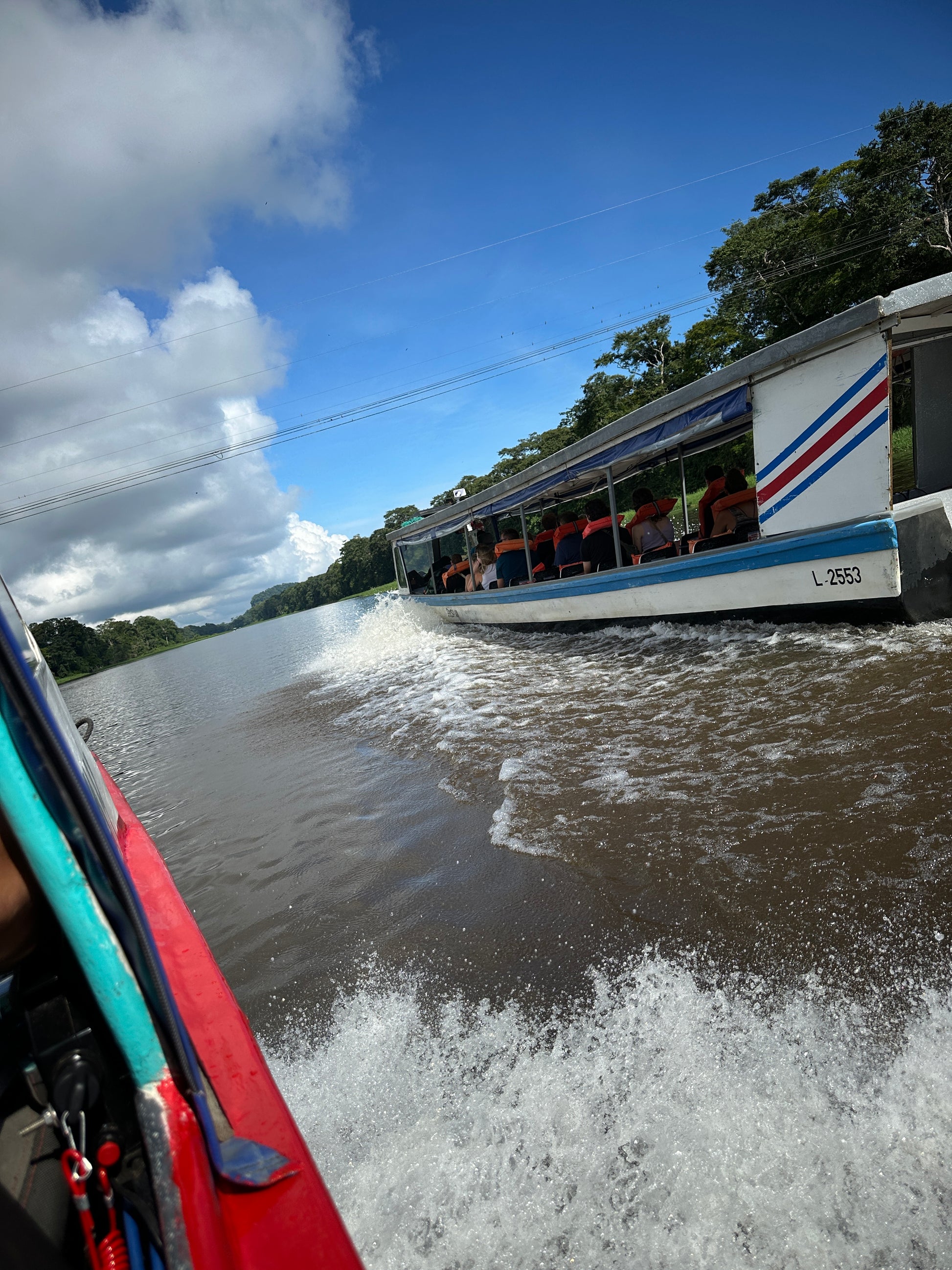 Private Boat Shuttle Pavona-Tortuguero Round Trip.