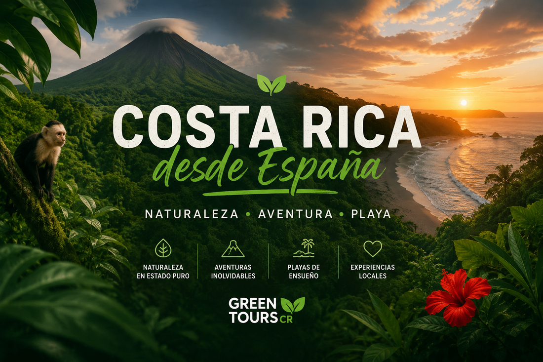 Ruta por Costa Rica desde España con Tortuguero, Caribe, Arenal y playas