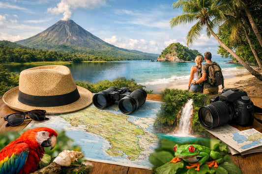 One Week Costa Rica Route Example for First Trips