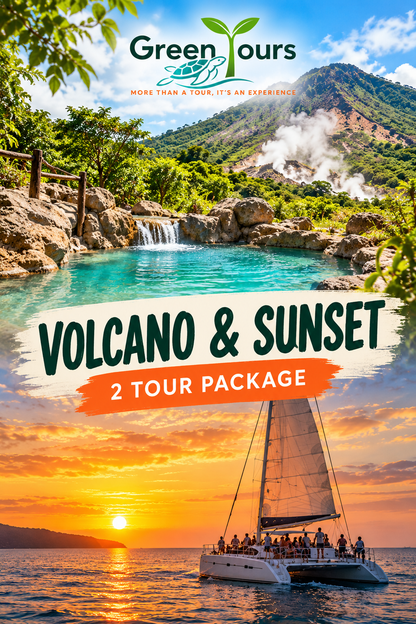 Paquete de 2 tours: Volcán y atardecer en Guanacaste